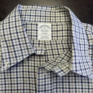 Brooks Brothers Regent Flannel Button Shirt Men's Size XL